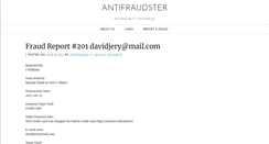 Desktop Screenshot of antifraudster.com